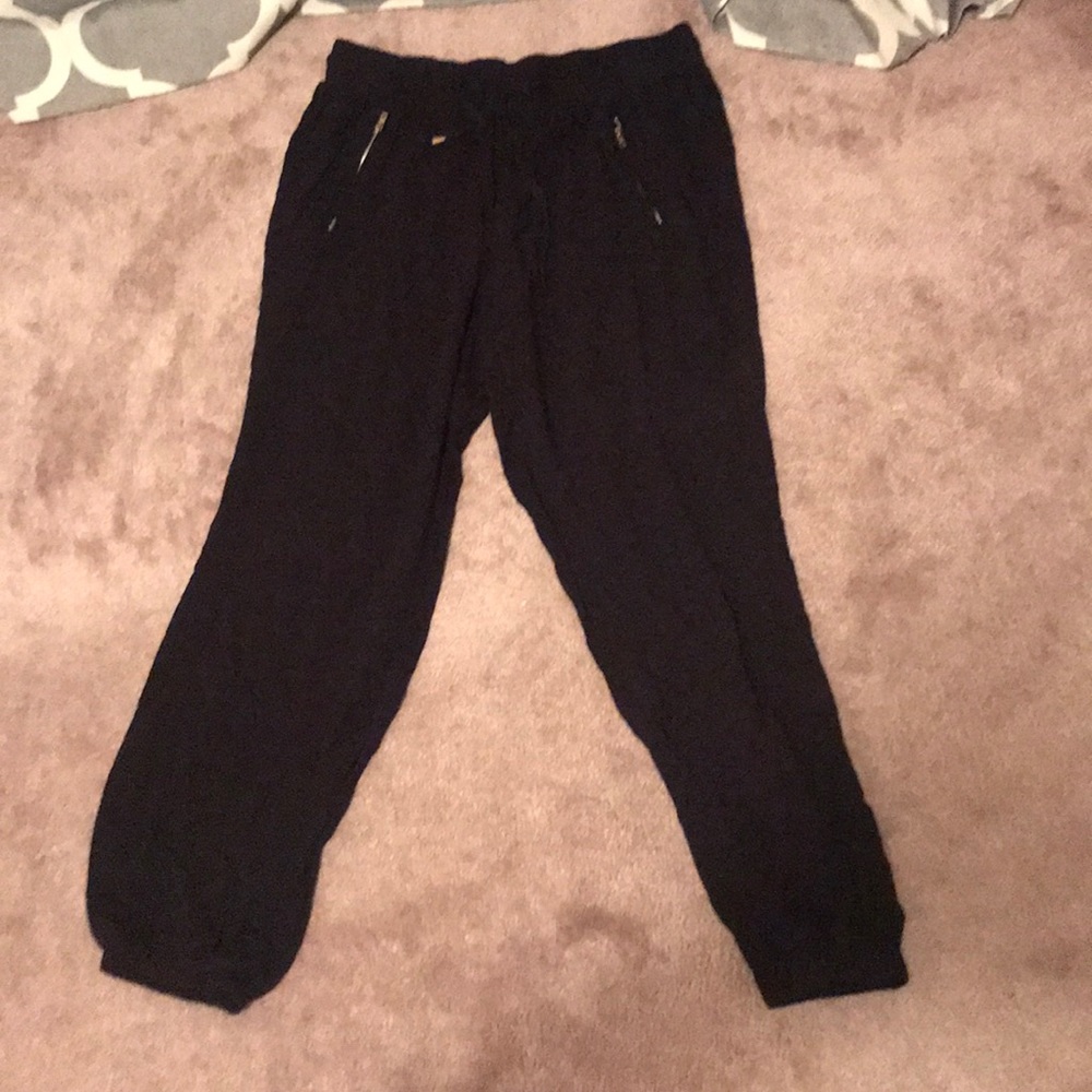 slouchy black pants